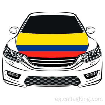 Bandera de la capucha de la República de Colombia 3.3X5FT Bandera de la cubierta del capó del coche